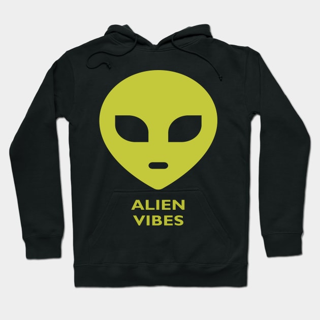 Alien Vibes Hoodie by yayor